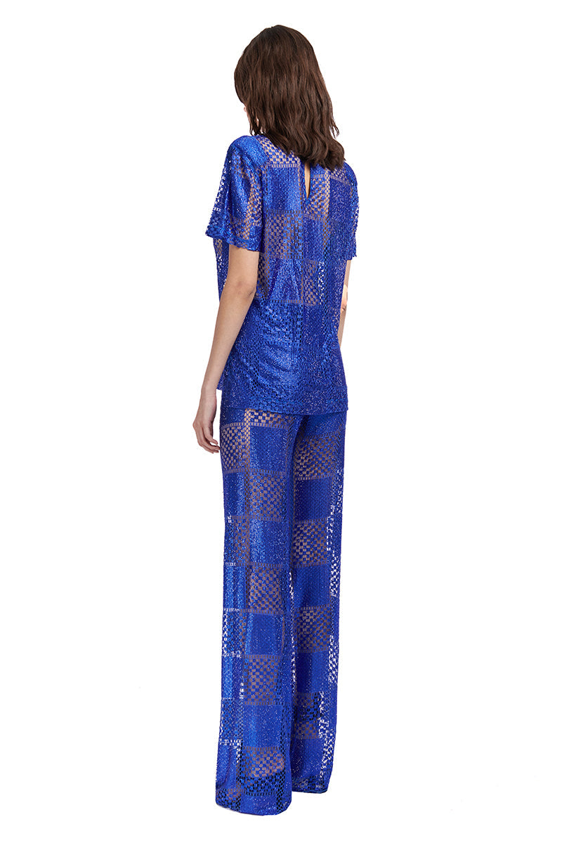 square-patterned-crystal-embellished-lace-tshirt raisa_vanessa square-patterned-crystal-embellished-lace-tshirt