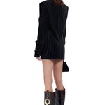 velvet-yarn-knit-cardigan-with-gold-gun-buckle-details raisa_vanessa velvet-yarn-knit-cardigan-with-gold-gun-buckle-details