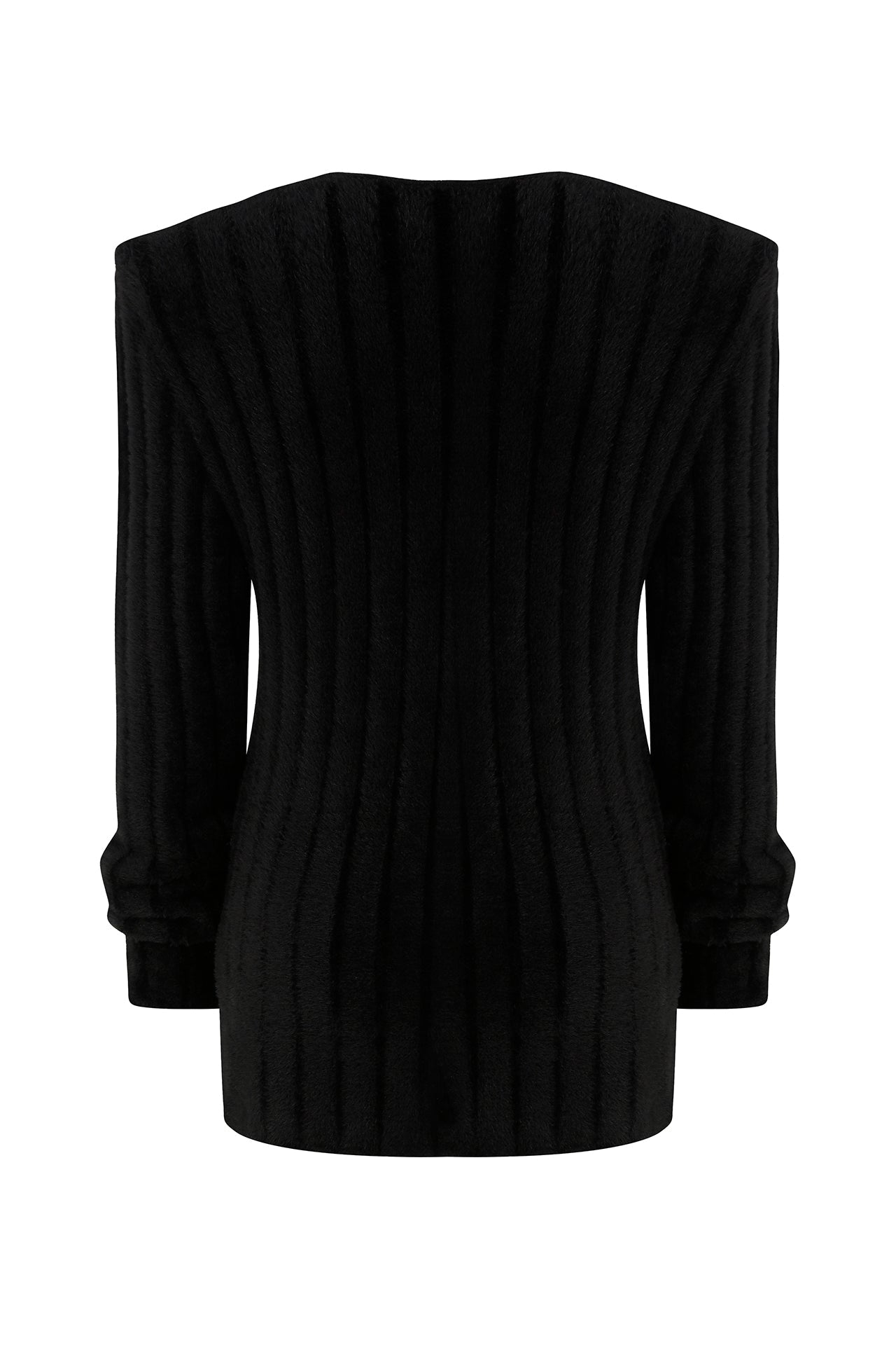 velvet-yarn-knit-cardigan-with-gold-gun-buckle-details raisa_vanessa velvet-yarn-knit-cardigan-with-gold-gun-buckle-details