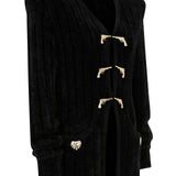 velvet-yarn-knit-cardigan-with-gold-gun-buckle-details raisa_vanessa velvet-yarn-knit-cardigan-with-gold-gun-buckle-details