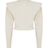 Turtle Neck Sweater With Gold Gun Buckles