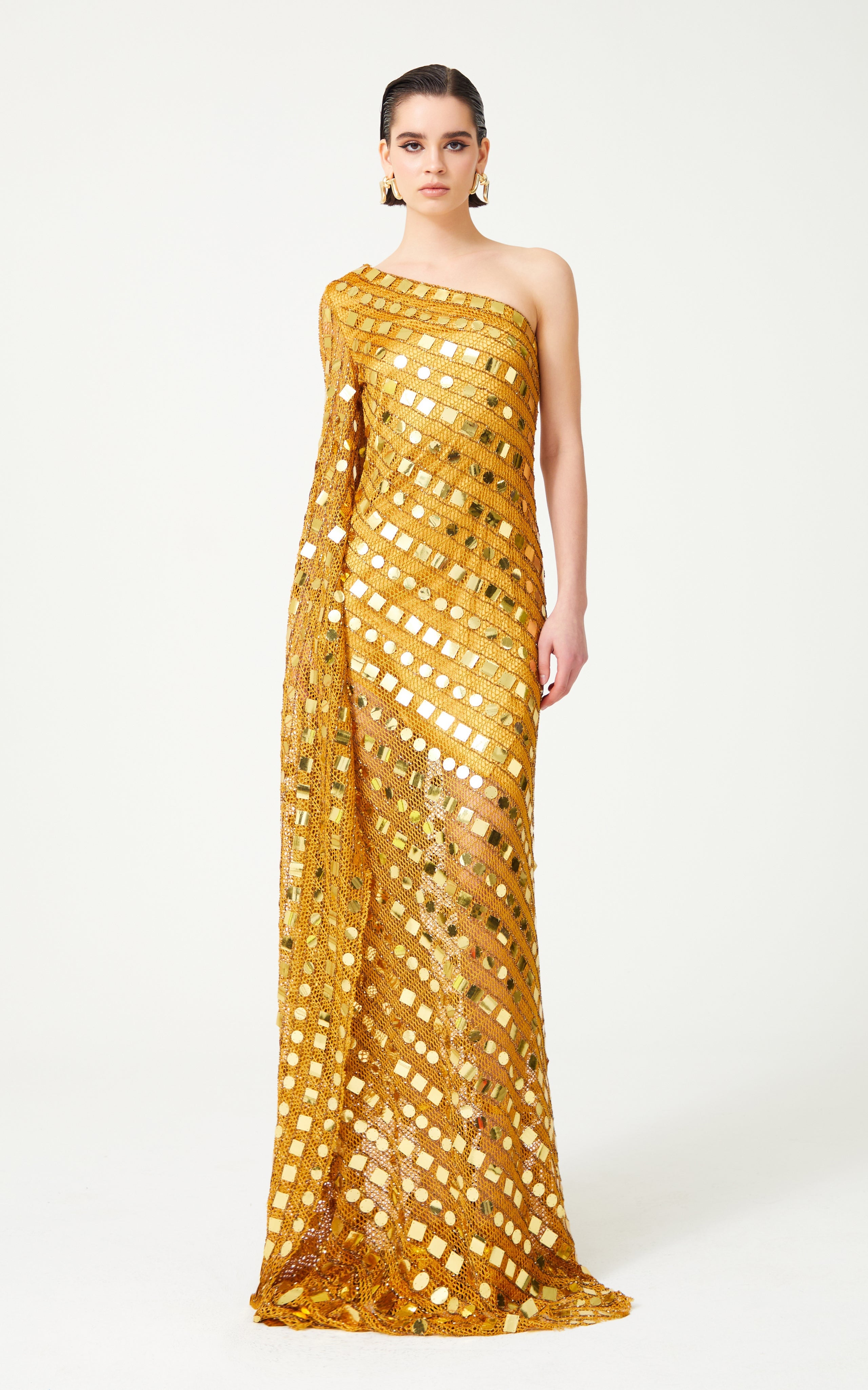 FW24-D-1019-Gold-34 raisa_vanessa gold-handmade-knitted-sequin-embroidered-one-shoulder-gown