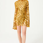 FW24-D-1042-Gold-34 raisa_vanessa gold-handmade-knitted-sequin-embroidered-high-neck-mini-dress-with-flare-sleeves