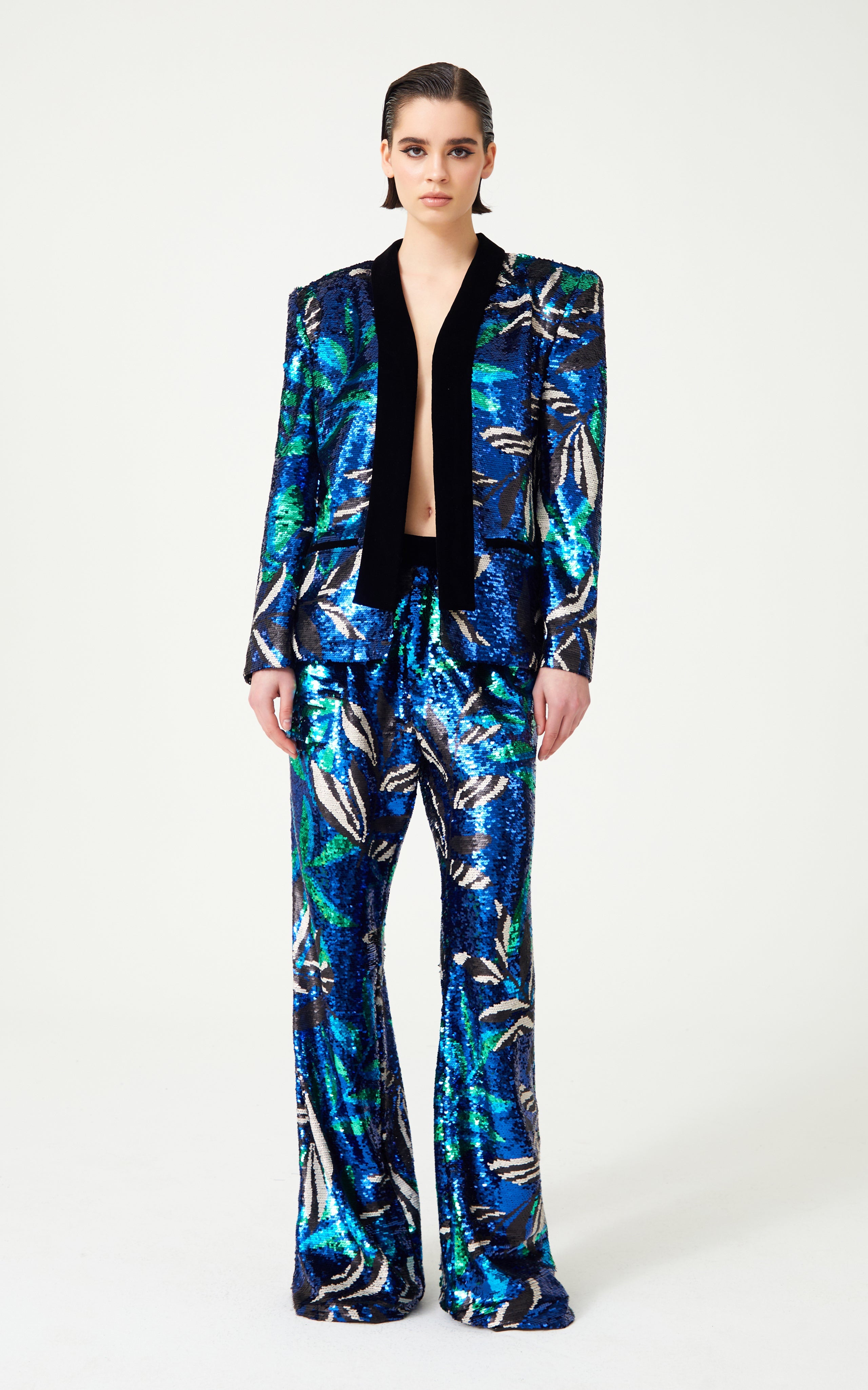 FW24-J-1001-Patterned Blue-34 raisa_vanessa flower-patterned-sequin-woven-lycra-jacket-with-velvet-collar