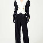 FW24-J-1005-Black-34 raisa_vanessa black-and-white-jacket-with-puffer-style-sleeves