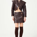 FW24-S-1009-Brown-34 raisa_vanessa fully-embroidered-brown-mini-leather-skirt