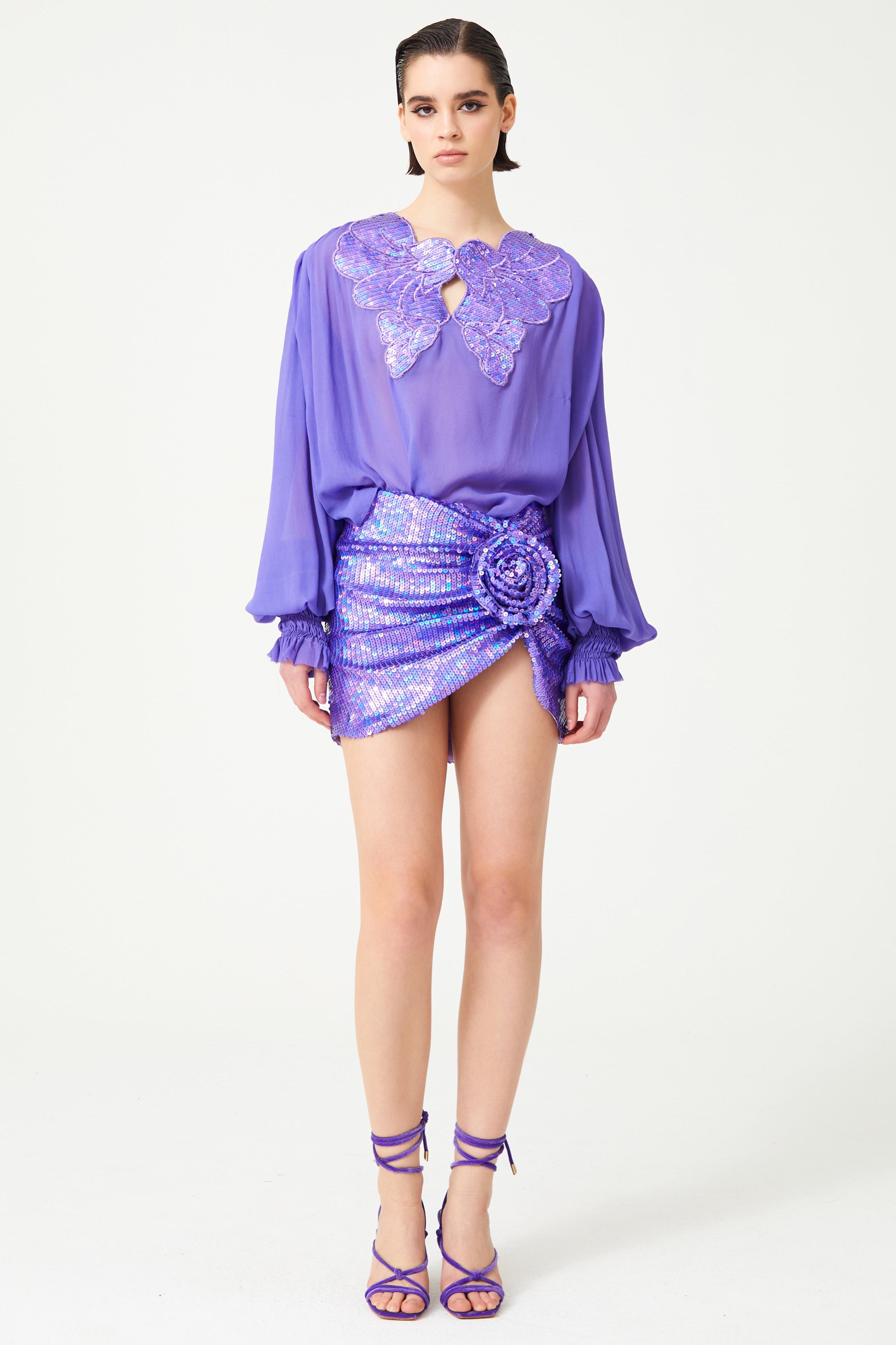 FW24-T-1010-Lilac-34 raisa_vanessa lilac-silk-chiffon-shirt-with-sequin-embroidered-collar