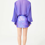 FW24-S-1010-Lilac-38 raisa_vanessa lilac-fully-sequined-draped-mini-skirt-with-flower-detail