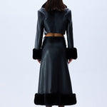 FW25-S-1007-Black-42 raisa_vanessa black-leather-midi-skirt-with-fur-finishing-and-black-velvet-embroidery