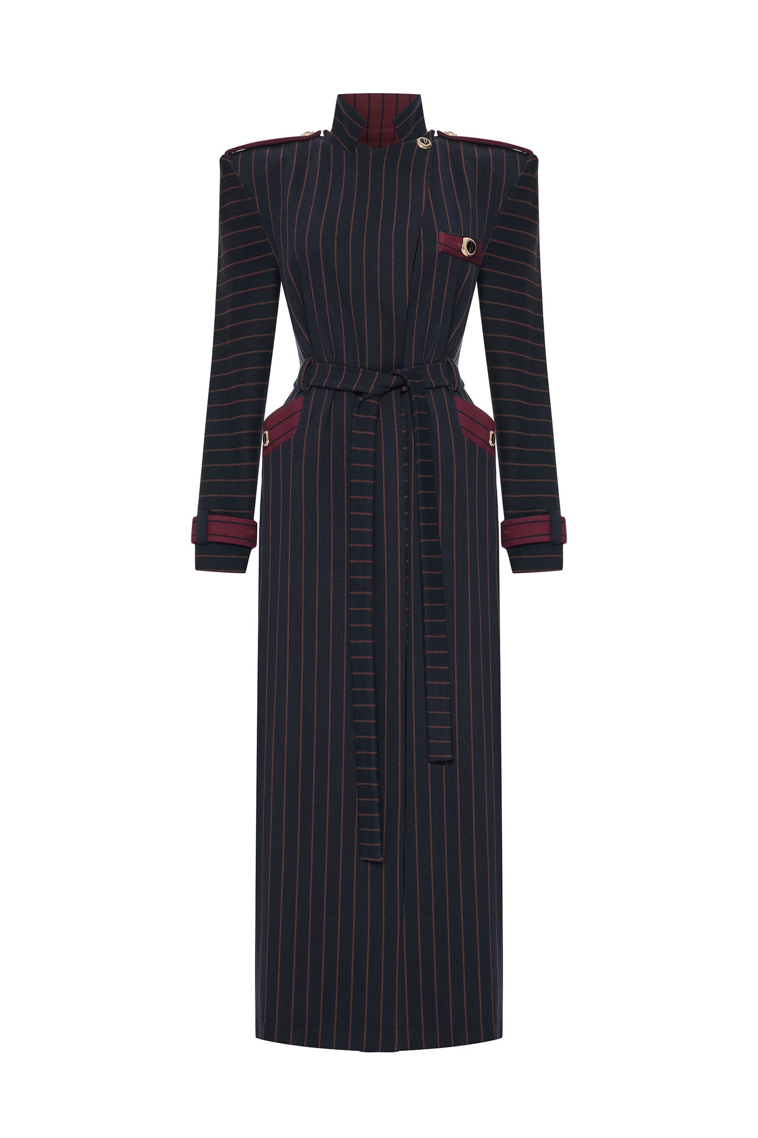 FW25-J-1008-Navy-42 raisa_vanessa navy-knitted-trenchcoat-with-burgundy-stripes