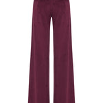 burgundy-suede-wide-leg-pants-with-rv-stamped-button-detailed-belt raisa_vanessa burgundy-suede-wide-leg-pants-with-rv-stamped-button-detailed-belt