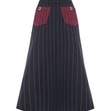 FW25-S-1011-Navy-44 raisa_vanessa navy-burgundy-knitted-stretchy-skirt