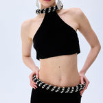 FW25-T-1007-Black-38 raisa_vanessa black-velvet-crop-top-with-crystal-rope-neckline