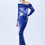 FW25-T-1014-Indigo-36 raisa_vanessa indigo-velvet-one-shouldered-structural-top