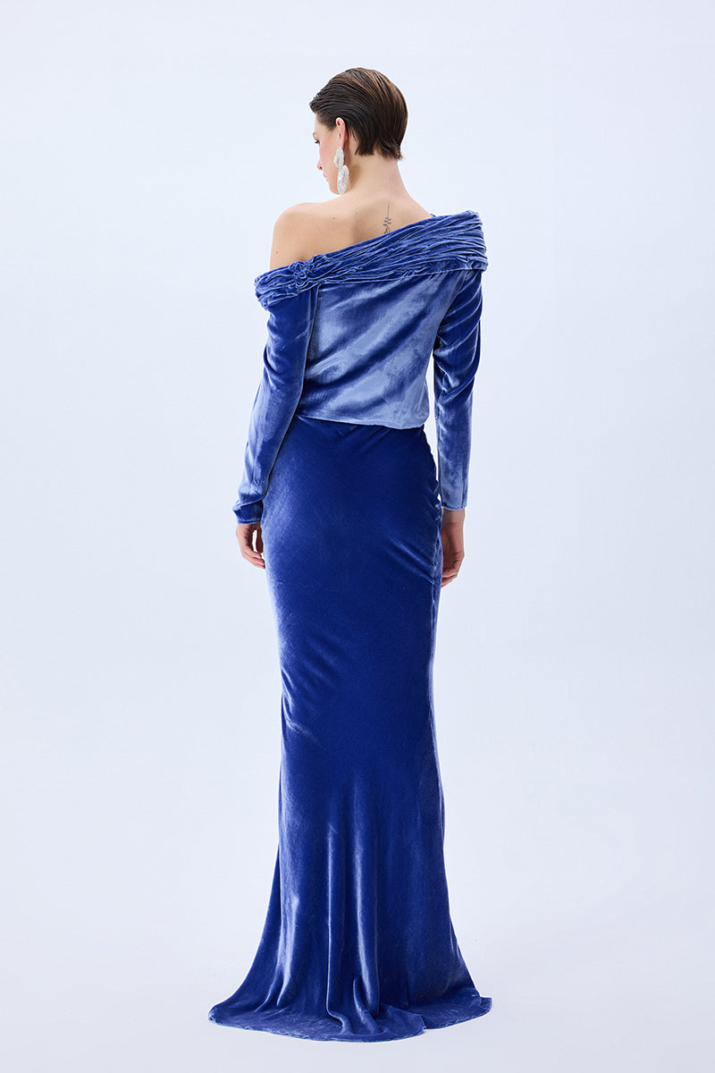 FW25-T-1014-Indigo-40 raisa_vanessa indigo-velvet-one-shouldered-structural-top