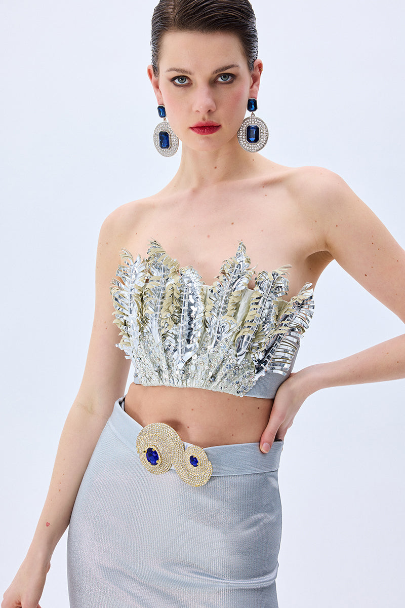 FW25-T-1016-Metallic-38 raisa_vanessa metallic-knitted-strapless-corset-with-patent-feathers