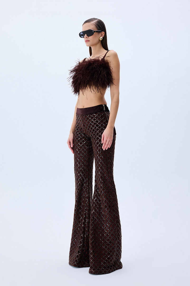 FW25-T-1017-Brown-34 raisa_vanessa brown-feather-crop-top