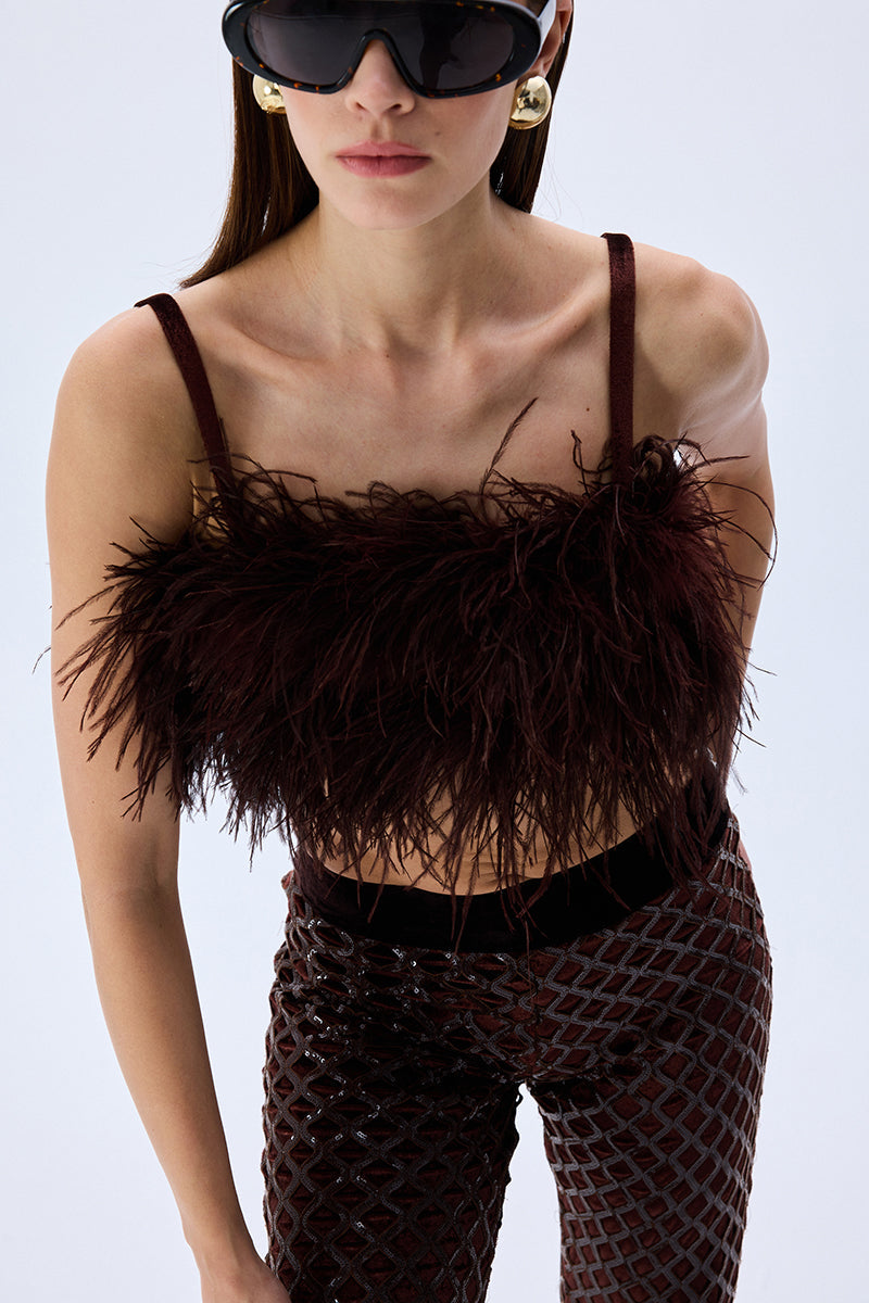 FW25-P-1011-Brown-40 raisa_vanessa brown-sequined-net-flare-pants-with-velvet-lining