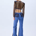 FW25-T-1018-Multicolor-42 raisa_vanessa brown-sequined-net-jacket-with-denim-lining-and-gold-zipper