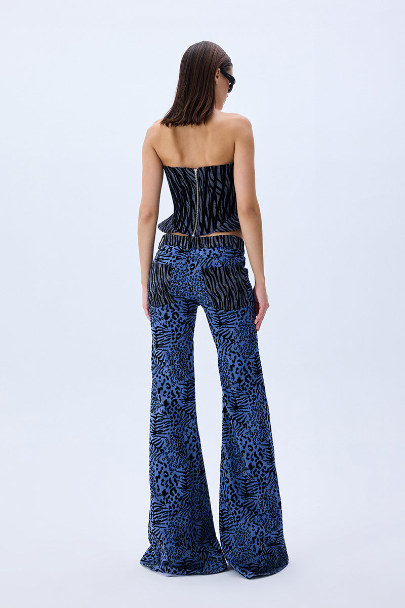 leopard-velvet-printed-denim-corset raisa_vanessa leopard-velvet-printed-denim-corset