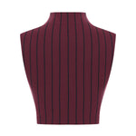 navy-burgundy-knitted-stretch-halter-neck-crop-top raisa_vanessa navy-burgundy-knitted-stretch-halter-neck-crop-top