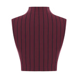 navy-burgundy-knitted-stretch-halter-neck-crop-top raisa_vanessa navy-burgundy-knitted-stretch-halter-neck-crop-top