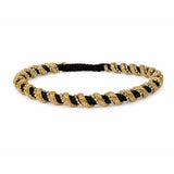 Gold Chained Headband With Crystal Accents