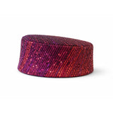 Burgundy Sequin Embellished Hat