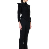 Black Crepe Pants