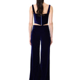 Sapphire Velvet Victorian Corset
