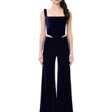 Sapphire Velvet Victorian Corset