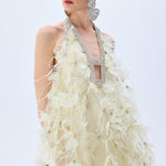 HC25-D-1021-Ivory-38 raisa_vanessa mini-tulle-ivory-dress-with-crystal-feather-flowers-and-crystal-bordered-neckline