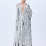 HC25-T-1001-Silver-34 raisa_vanessa chiffon-silver-fully-sequined-kaftan-with-crystal-belt