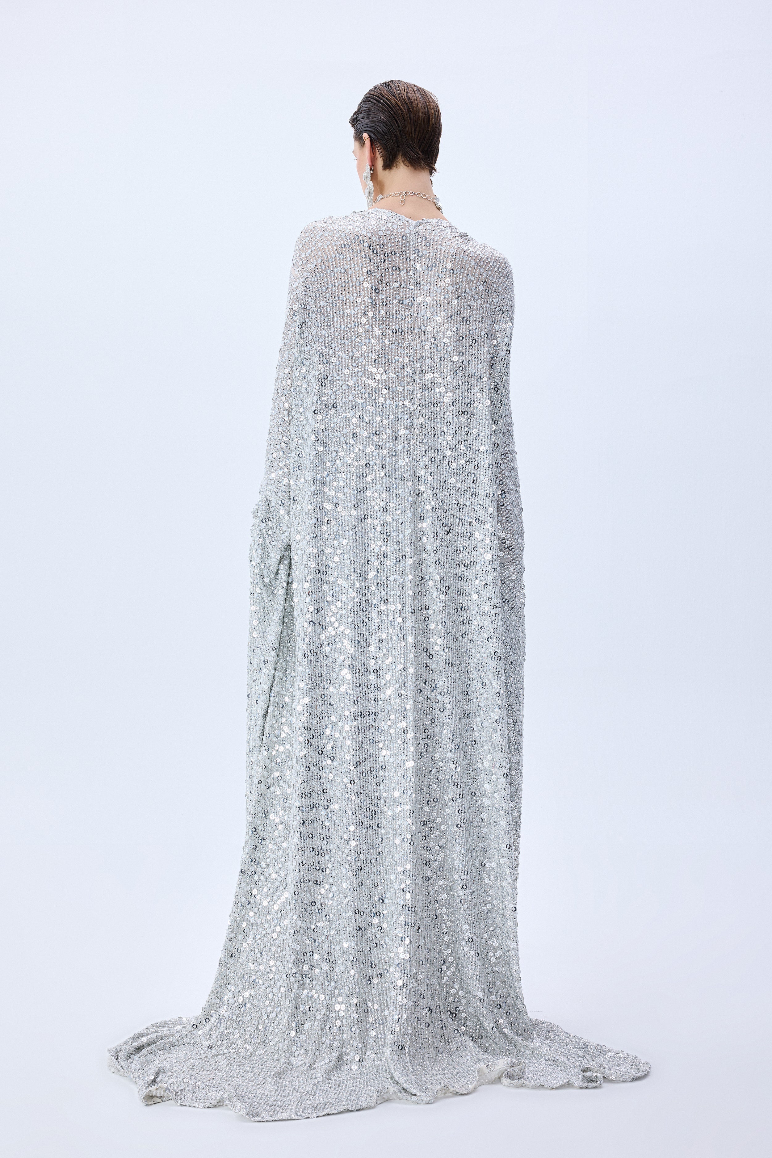 HC25-P-1001-Silver-42 raisa_vanessa chiffon-silver-fully-sequined-wide-leg-pants