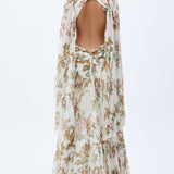 SS25-D-1006-printed-42 raisa_vanessa pleated-chiffon-flower-printed-maxi-dress-with-rock-shaped-swarovski-stoned-accessory-detail