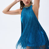 SS25-D-1032-blue-42 raisa_vanessa backless-blue-mini-dress-with-silk-fringes-swarovski-stone-detailed-necklace
