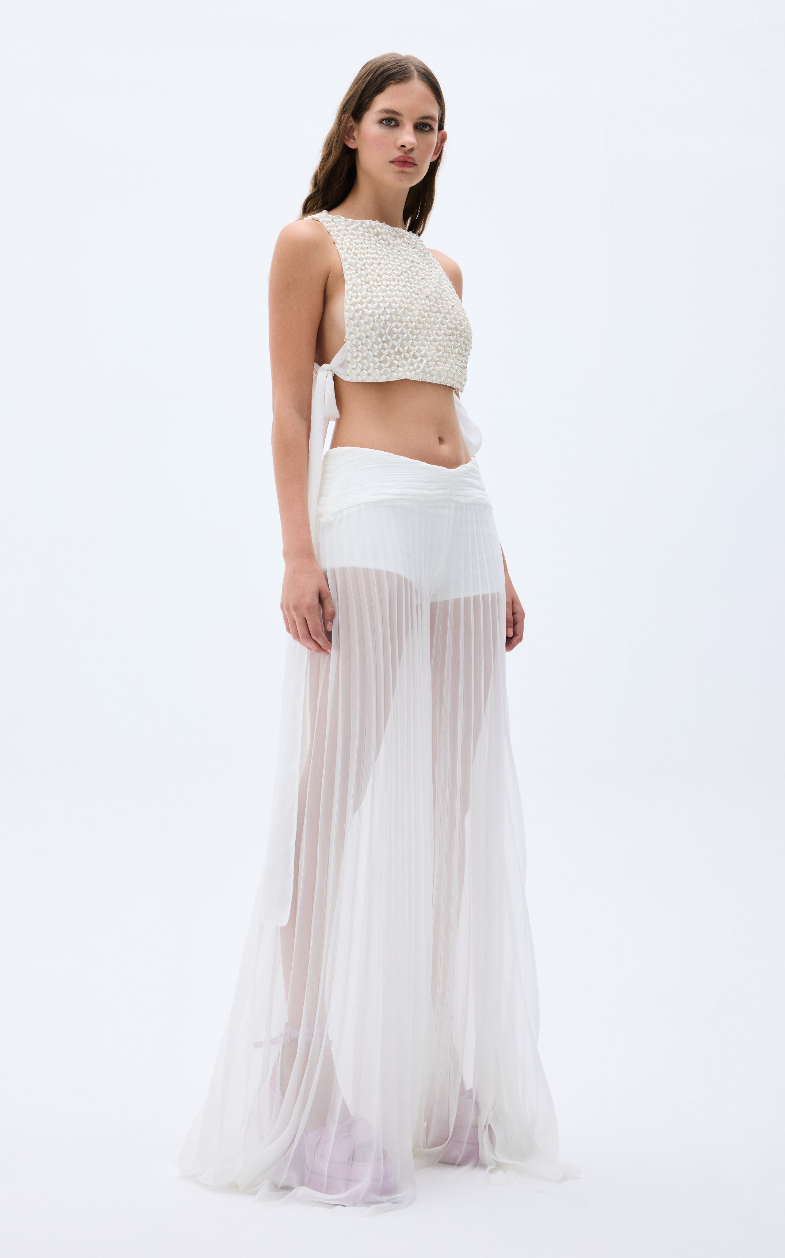 SS25-P-1004-white-36 raisa_vanessa white-pleated-see-through-wide-leg-pants