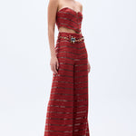 SS25-T-1008-brick-36 raisa_vanessa brick-linen-corset-top-with-sequined-stripes