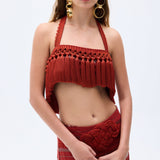 SS25-S-1007-brick-38 raisa_vanessa brick-linen-maxi-skirt-with-sequined-stripes-handmade-belt-detail