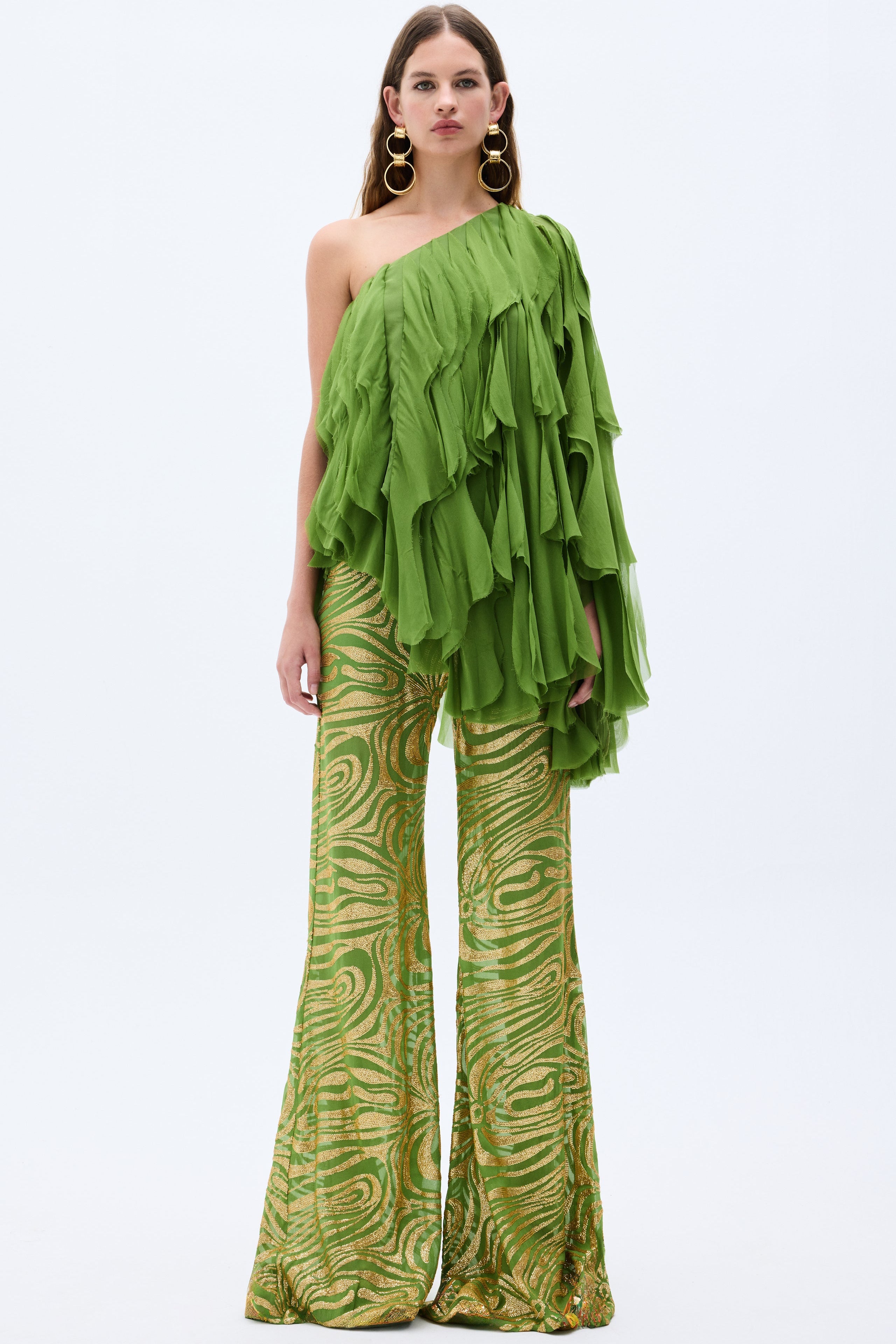 SS25-P-1010-green-34 raisa_vanessa gold-sequined-pistachio-green-chiffon-wide-leg-pants