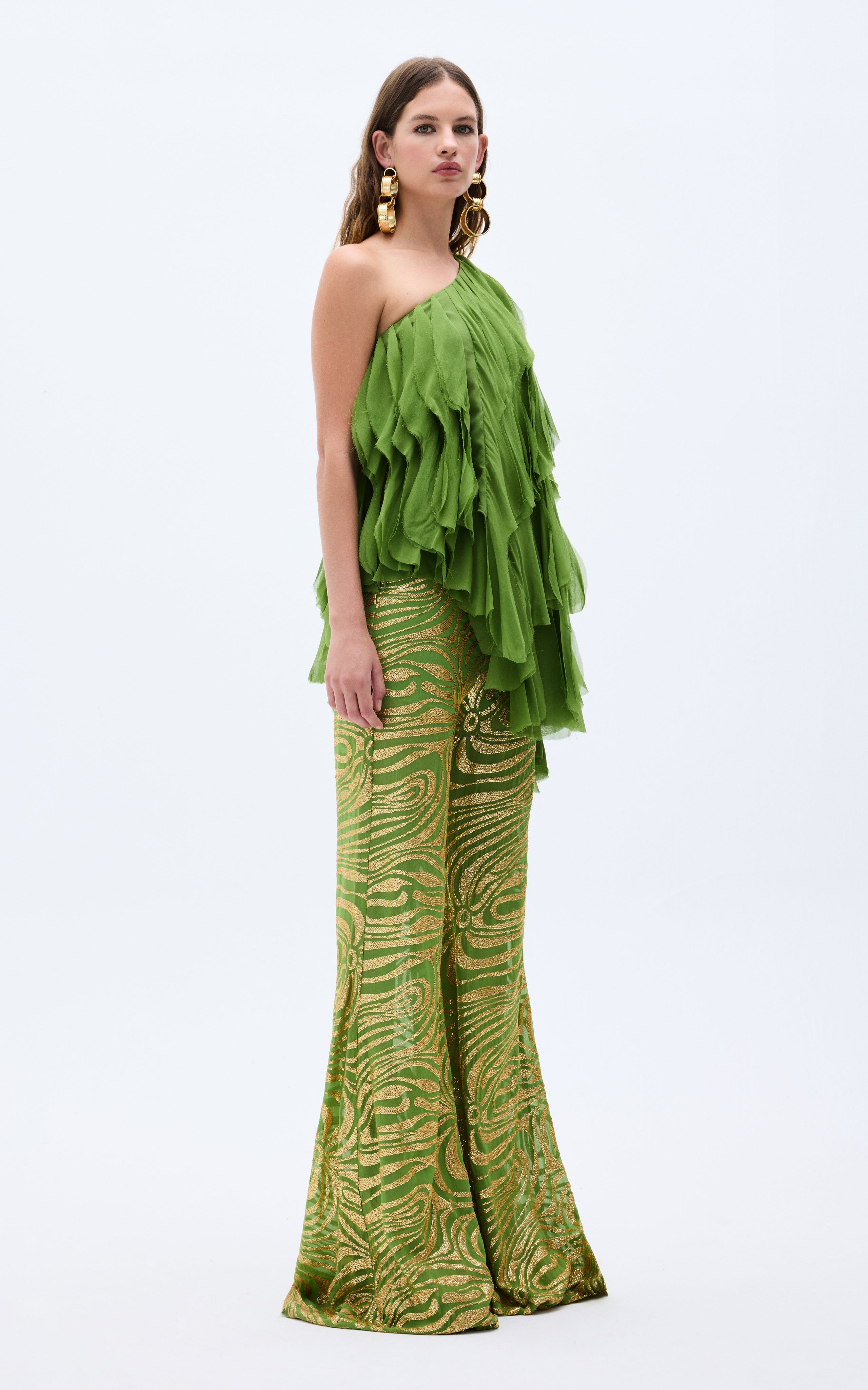 SS25-P-1010-green-36 raisa_vanessa gold-sequined-pistachio-green-chiffon-wide-leg-pants