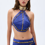 SS25-T-1019-purple-38 raisa_vanessa shantung-crop-top-with-nervure-sewing-gold-chain-detail
