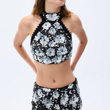 SS25-P-1015-black-40 raisa_vanessa flower-shaped-sequin-embroidered-black-net-flare-pants
