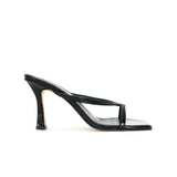 Black Strap Sandal Heels