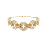 Swarovski Choker With Gold Metal Details