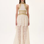 SS26-D-1016-34 raisa_vanessa maxi-dress-with-knitted-top-and-two-layered-lace-skirt-with-gold-metal-borderline