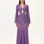 SS26-D-1041-34 raisa_vanessa multicolor-foil-printed-violet-jersey-dress-with-flare-sleeves