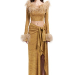 FW22-S-801-Gold-36 raisa_vanessa glittered-knit-midi-skirt-with-high-slit-and-bow-detail-1