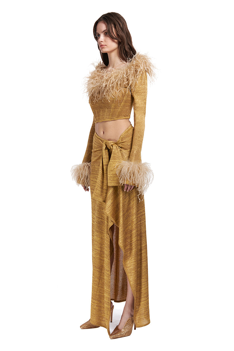 glittered-knit-midi-skirt-with-high-slit-and-bow-detail-1 raisa_vanessa glittered-knit-midi-skirt-with-high-slit-and-bow-detail-1