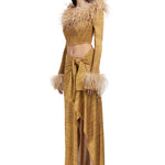 glittered-knit-midi-skirt-with-high-slit-and-bow-detail-1 raisa_vanessa glittered-knit-midi-skirt-with-high-slit-and-bow-detail-1
